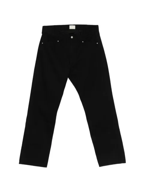 Aries batten straight jeans Black AR3030605