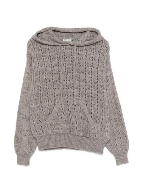 Aries long-sleeve hoodie sweater Grey AR2005005