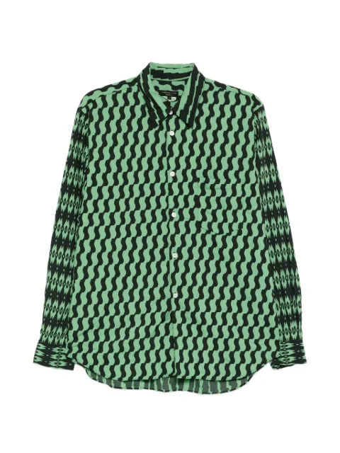 Comme des Garçons Homme Plus printed shirt Green PQB007