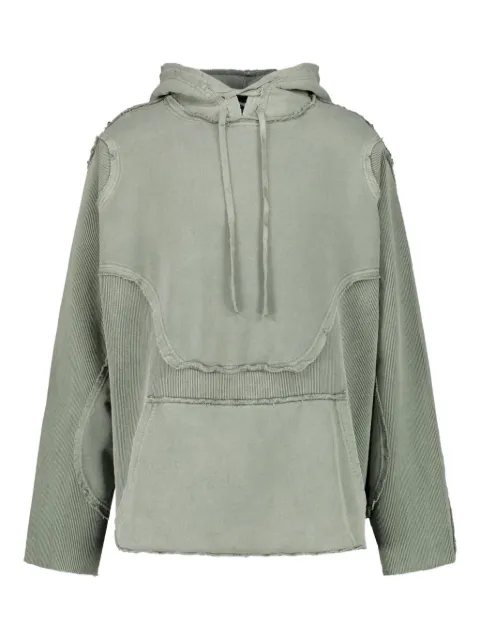 LUEDER Armour drawstring-detailed hoodie Green ARMOURHOODIE