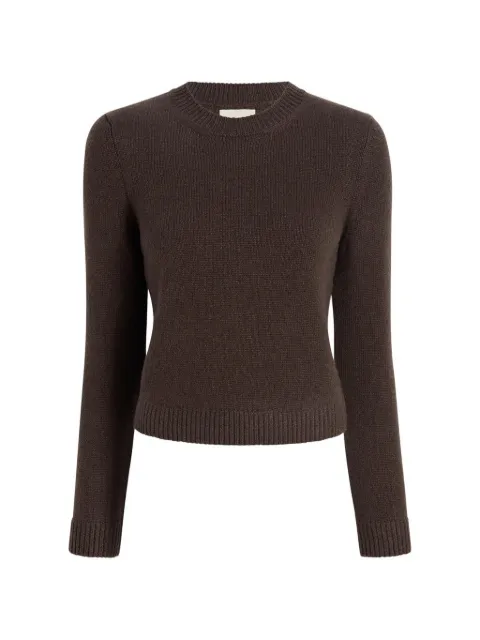 KHAITE Leta cashmere sweater Brown 9734650899