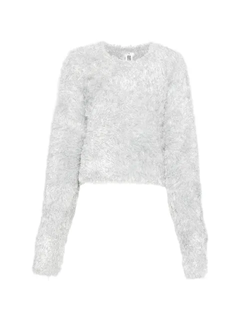 Noir Kei Ninomiya lurex-effect sweater Neutrals 3PN00105112A