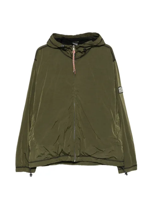 Aries Windcheater hooded jacket Green AR7061005