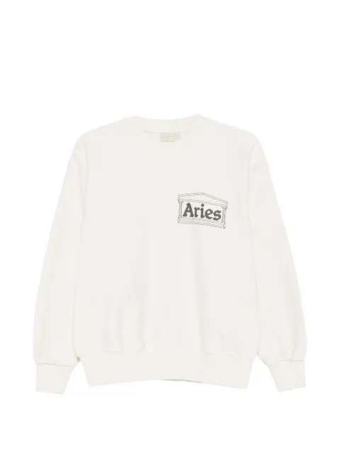 Aries temple sweatshirt Neutrals AR2002205