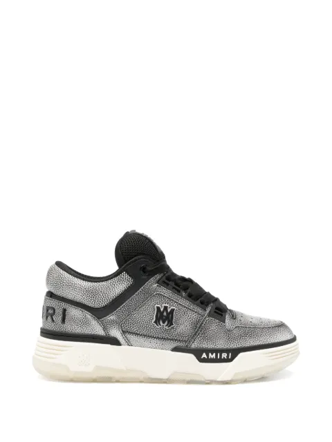 AMIRI pebbled low-top trainers Silver AMSNSN1056