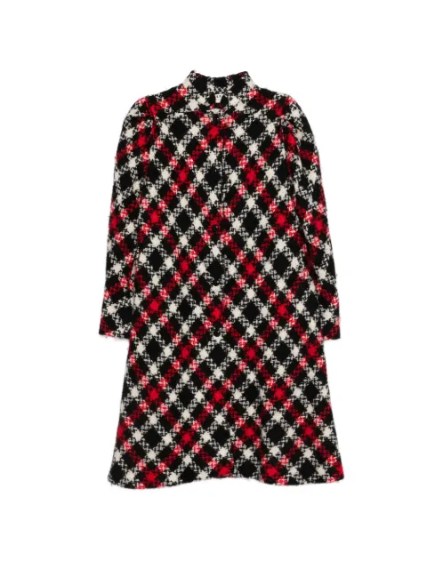 A.N.G.E.L.O. Vintage Cult 1980s checked coat Black AN420AAG