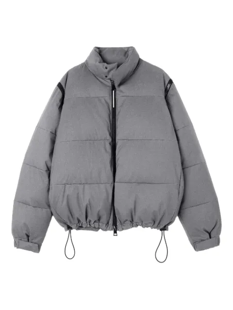 Sunnei Puffy Bomber jacket Grey RTWXOUW039PLY059008EDARKGREY
