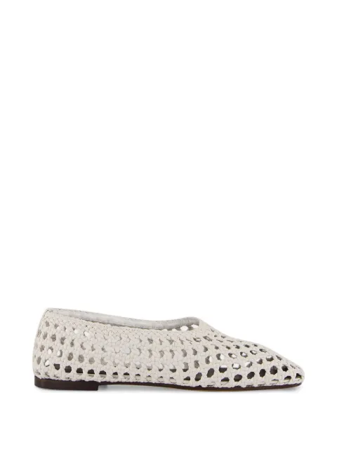 Emme Parsons High Throat ballet flats White 00028