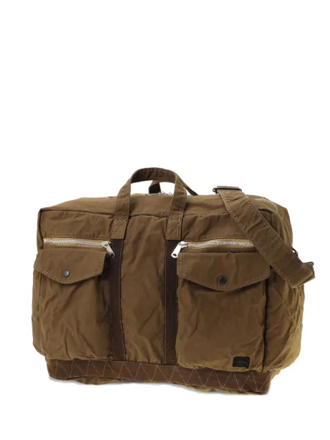 Porter-Yoshida & Co. zip-pocket tote bag Brown 554019693400