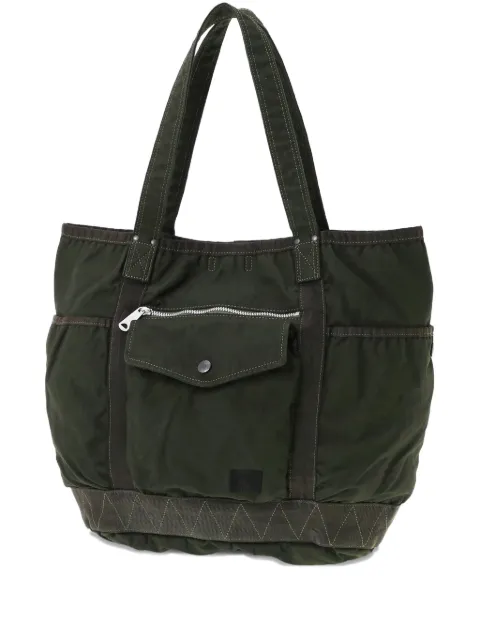 Porter-Yoshida & Co. zip-pocket tote bag Green 5401964330