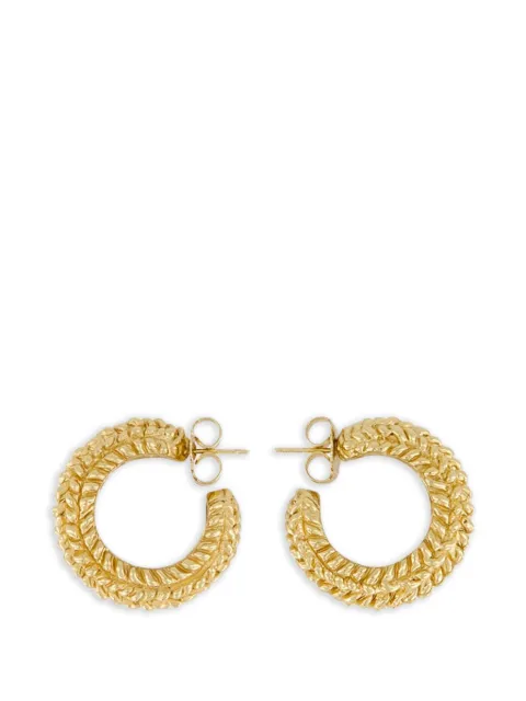 Paola Sighinolfi Gabby textured hoop earrings Gold PQN25E01