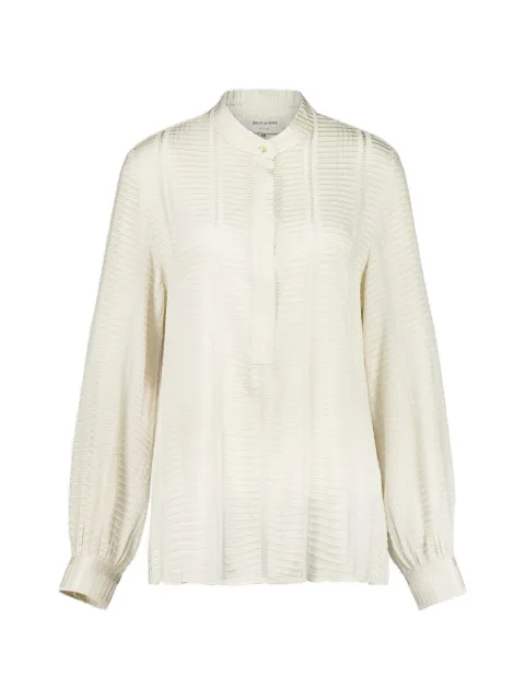 Zeus+Dione Hera textured blouse Neutrals CLBL0532