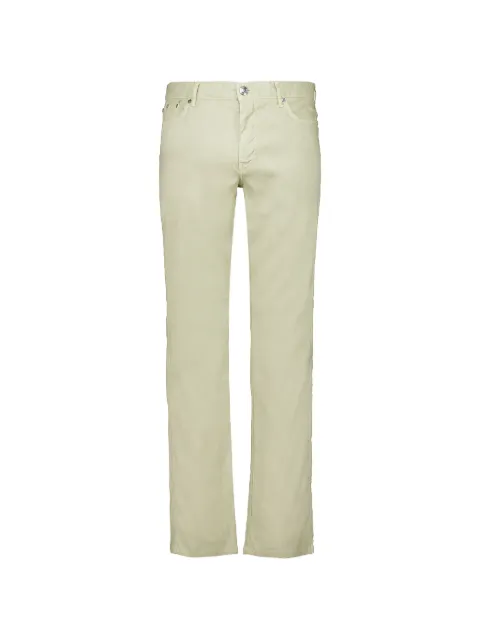 120% Lino five-pocket trousers Green 33ALIM2179G453E00