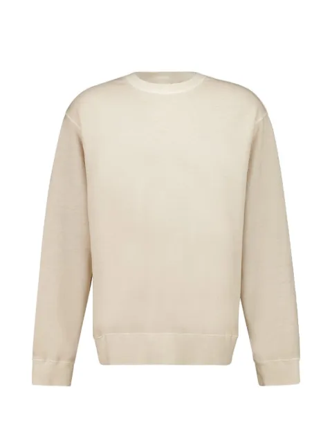 120% Lino Safari long-sleeve sweater Neutrals 33ALIM79IAG461S01
