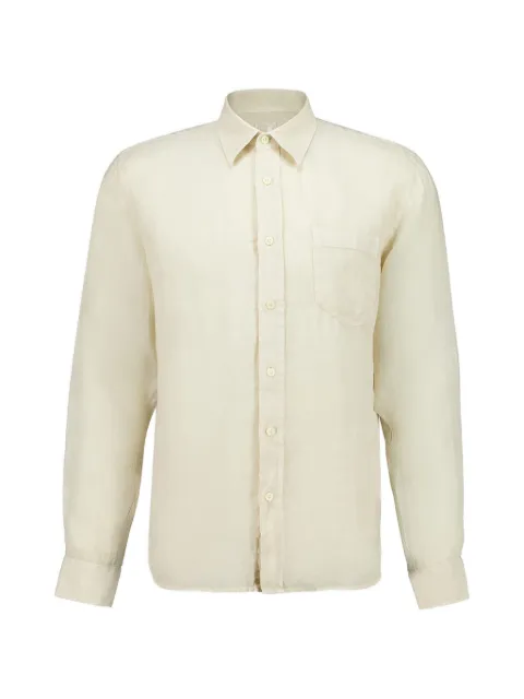 120% Lino regular-fit long-sleeve shirt Neutrals 33ALIM14250115S00