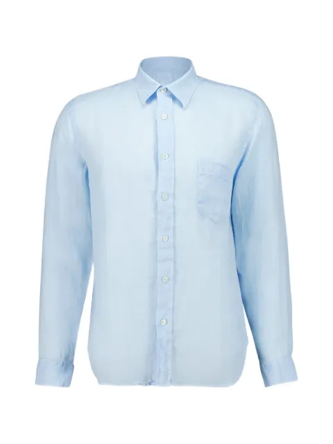 120% Lino long-sleeve shirt Blue 33ALIM14250115000