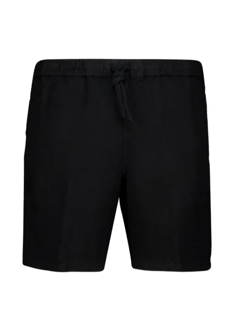 120% Lino drawstring-waist shorts Black 33ALIM29DZ0253000