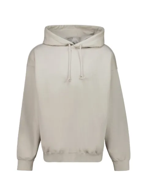 Y-3 logo-detail hoodie Brown KS5430