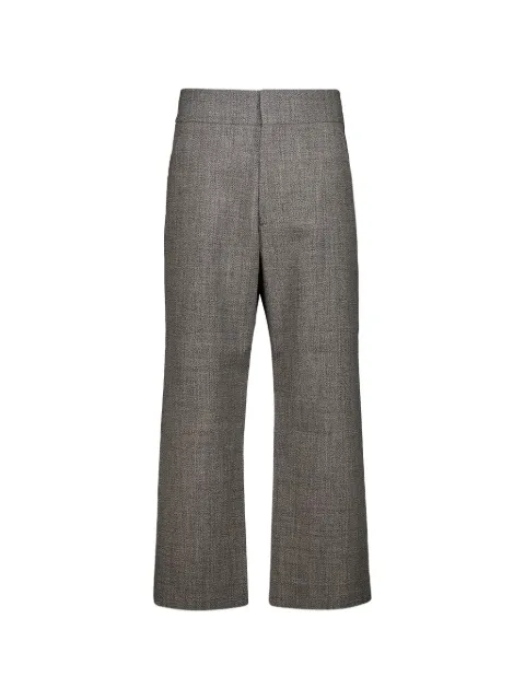 Fear Of God flat-front wool trousers Grey FG9M65657BMW