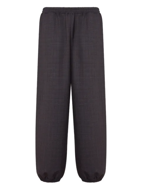 Moschino contrasting-trim trousers Grey A03140226
