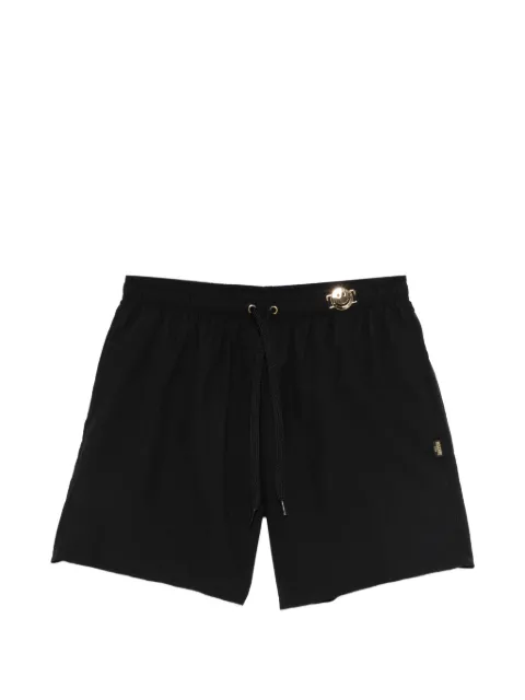 Moschino drawstring detail swim shorts Black A42419408