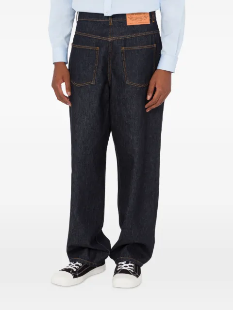 Moschino stitching cotton jeans Blue 03030243