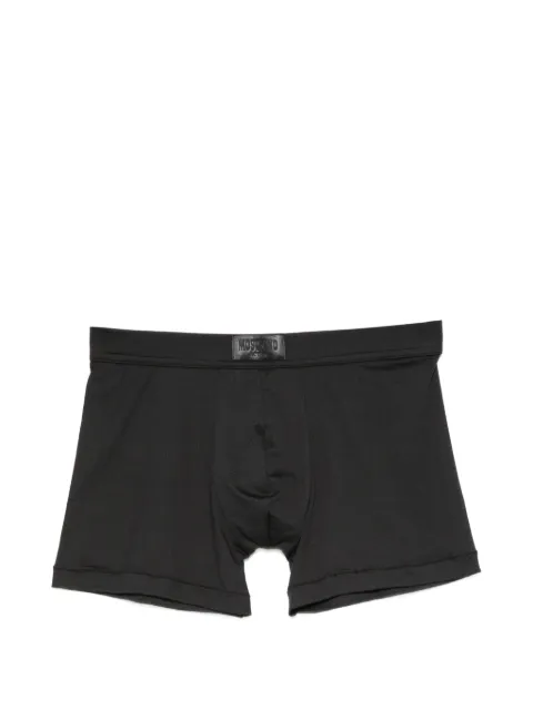 Moschino logo-patch boxers Black A13204429