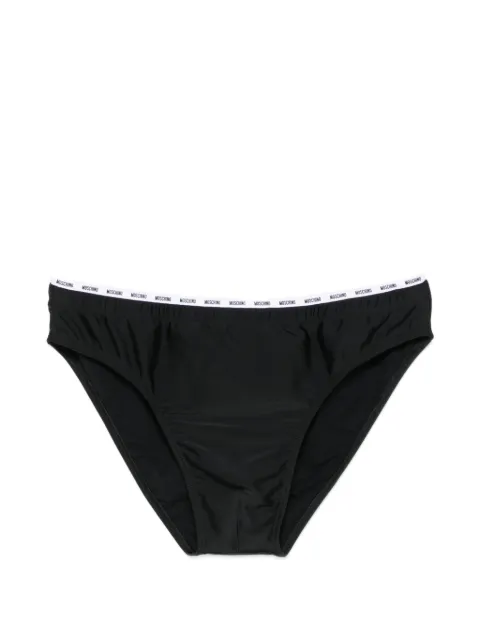 Moschino logo-waistband briefs Black A42179402