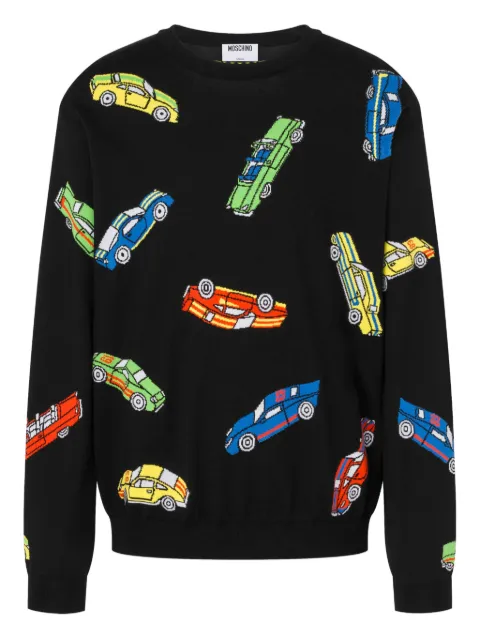 Moschino car-motif sweatshirt Black A09130202