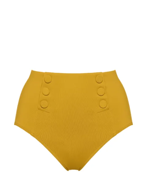 ERES Flaneuse button-detail bikini bottoms Yellow 042605