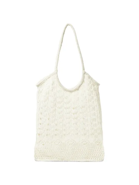 ERES Ocre tote bag White 192604