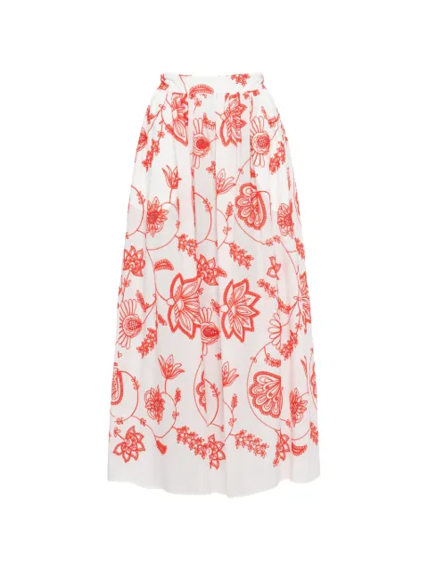 ERES Calie midi skirt Red 242602