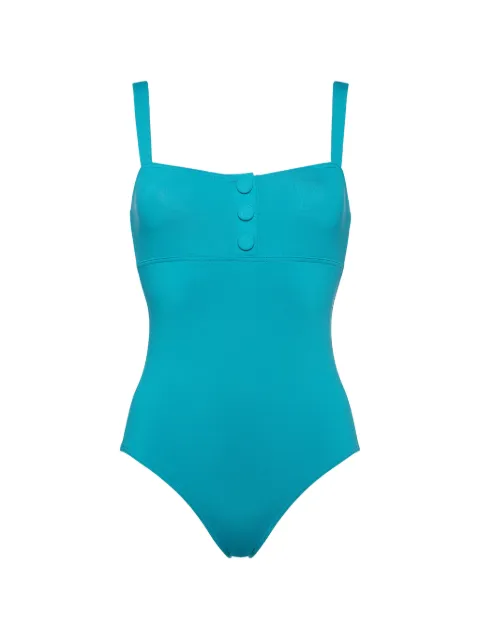 ERES Dahabiya button-embellished swimsuit Blue 012603