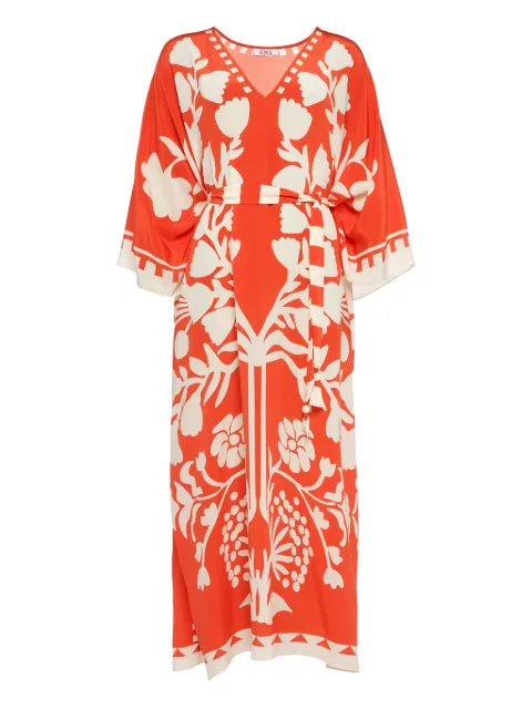 ERES Holi V-neck kaftan Red 202613