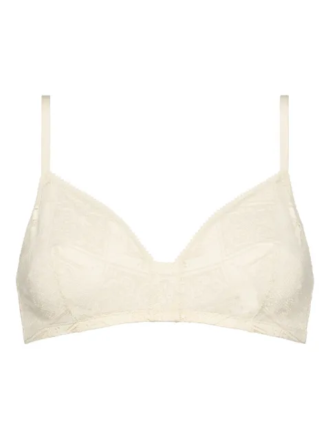ERES Mosaic wireless triangle bra White 64009