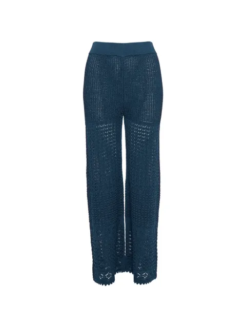 ERES Emblème crochet trousers Blue 232613