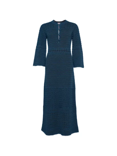 ERES Madone bell-sleeve maxi dress Blue 202612