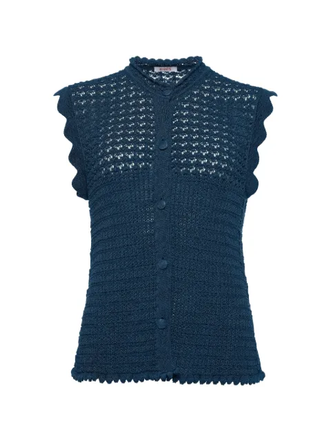 ERES Aurora crochet-knit top Blue 272612