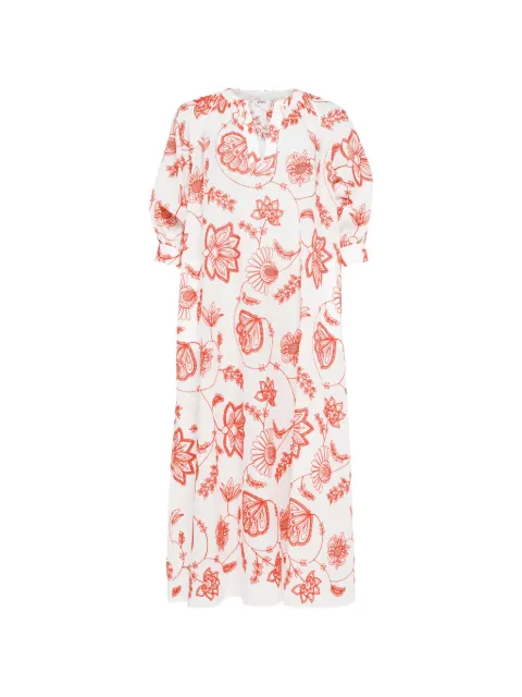 ERES floral-print dress White 202610