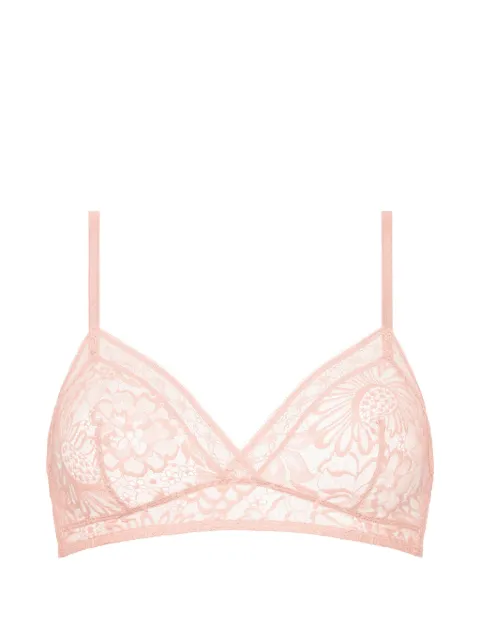 ERES Vestiges lace triangle wireless bra Pink 64005