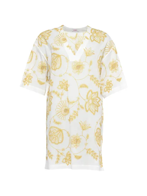 ERES Levia V-neck mini dress White 202609