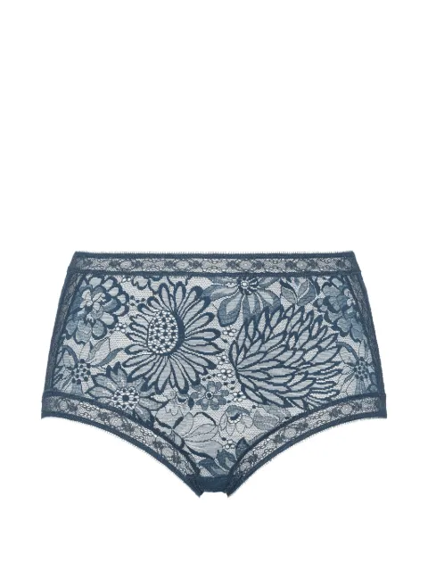 ERES Volute floral lace briefs Blue 612603