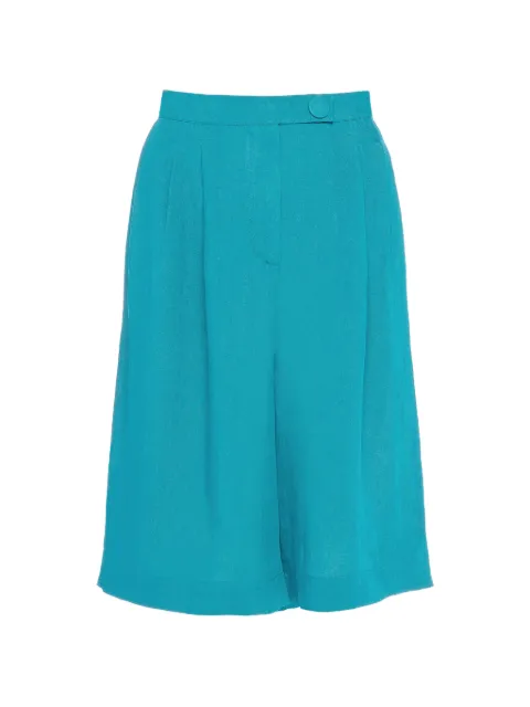 ERES pleated bermuda shorts Blue 232610