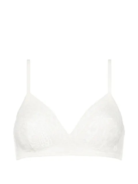 ERES Vestiges lace triangle bra White 64005
