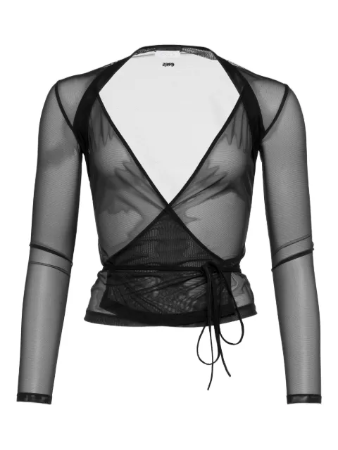ERES Guillem wrap top Black 272622