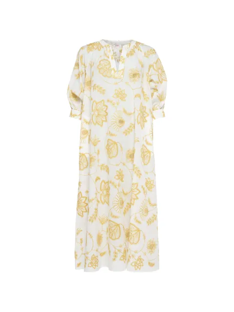 ERES floral-print dress White 202610