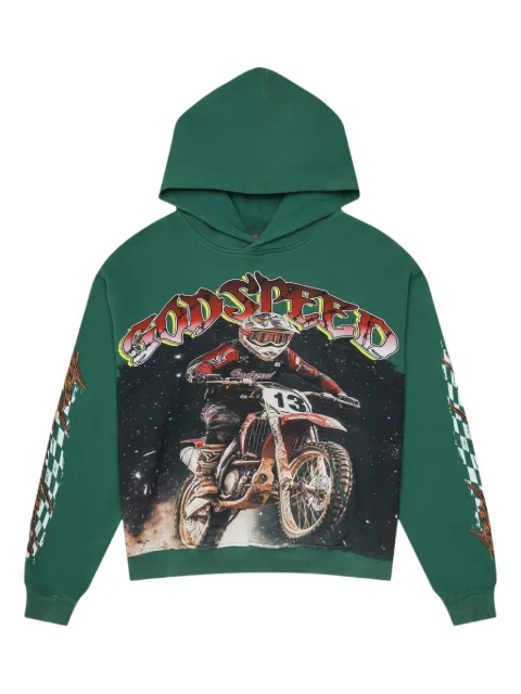 GODSPEED Motocross graphic hoodie Green GSMTCRSHOODGRN