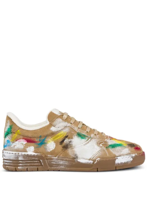 Moschino suede sneakers Brown MB15264G0OGQB