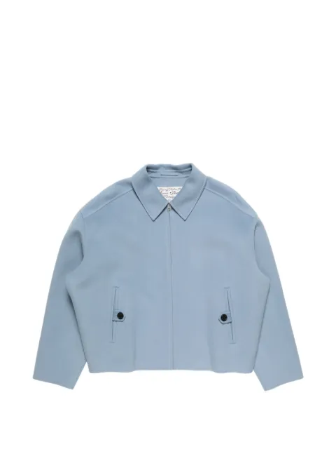Acne Studios zip-up wool jacket Blue B90837