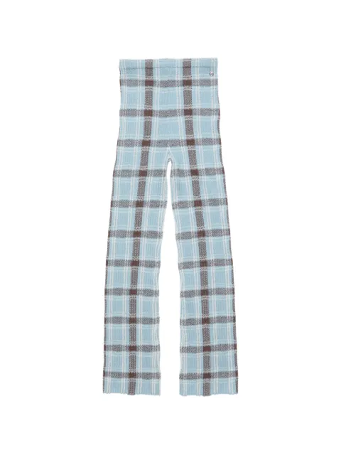 Acne Studios checked trousers Blue AK1027